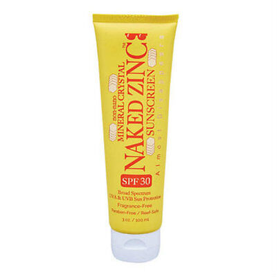 The Naked Bee NAKED Zinc SPF 30 Sunscreen 3oz tube 