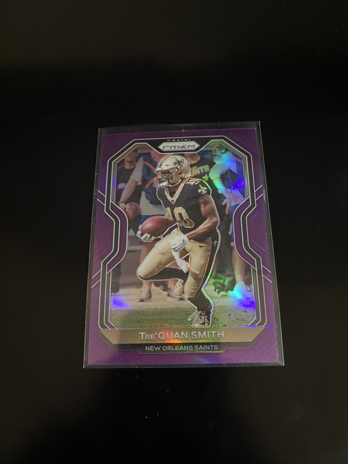 Tre’quan Smith 2020 Panini Prizm Purple Prizm /125 football card Saints 248 PWE