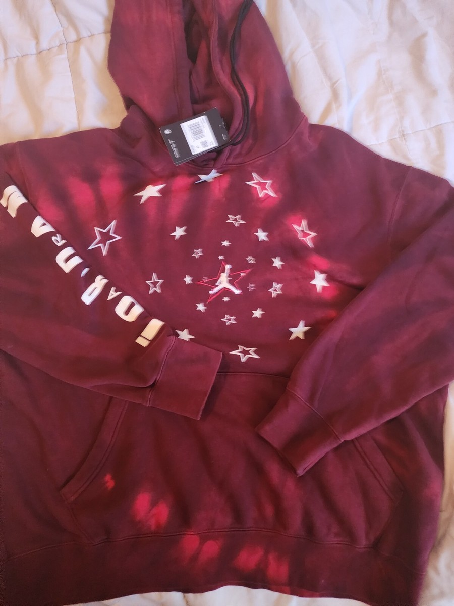 Men s Jordan Retro 6 Tie Dye Red Carmine Legacy Hoodie Size XXL DD5225 010 eBay