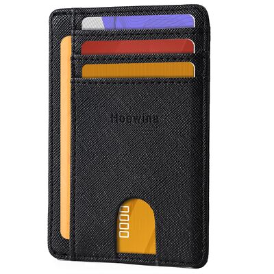 Aiuwo Cartera Delgada Para Hombre, Con Bloqueo Rfid, Billete - Foto 2
