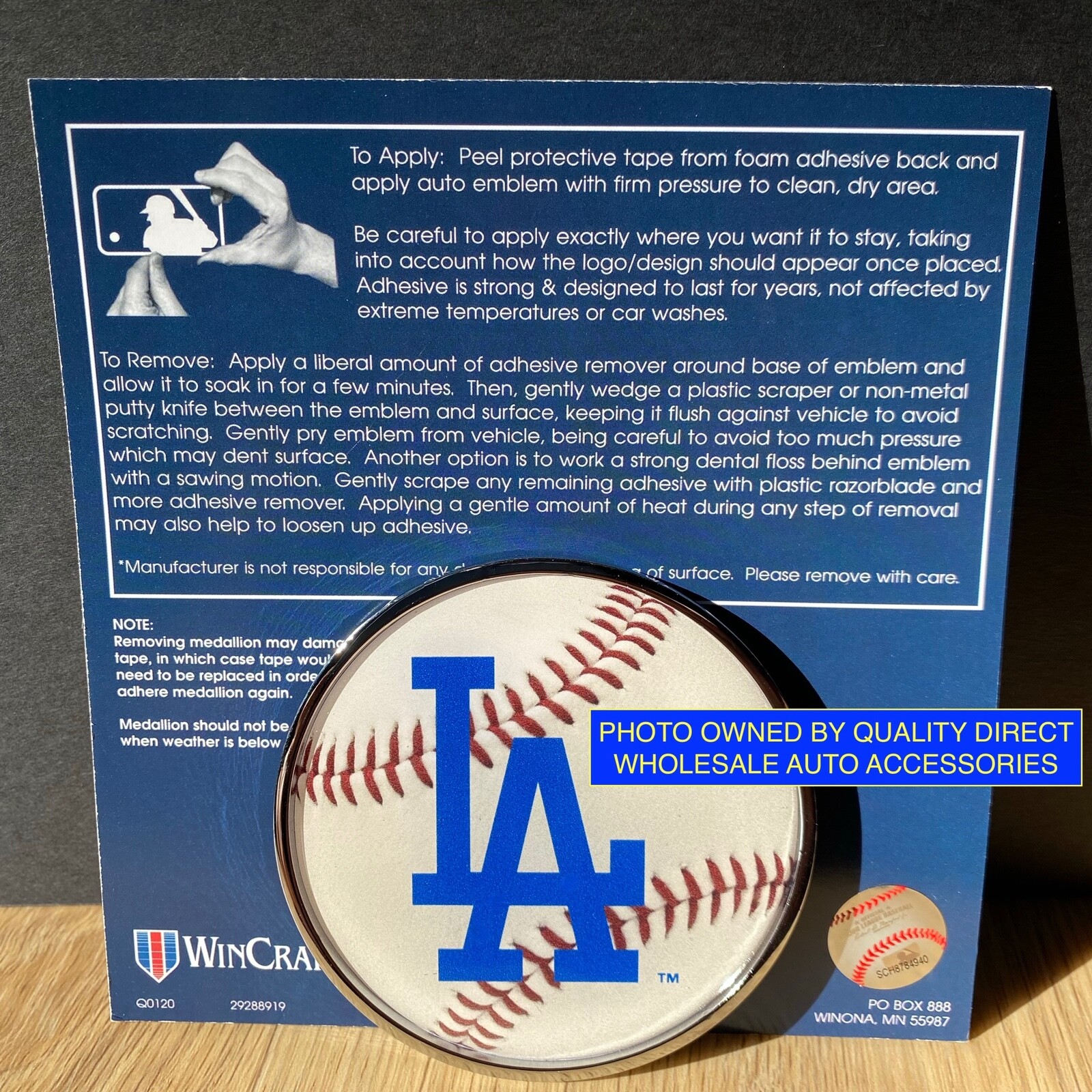 ⭐️⭐️⭐️⭐️⭐️ LA 3D Metal Emblem Los Angeles DODGERS Gift 3” x 3” MLB ...