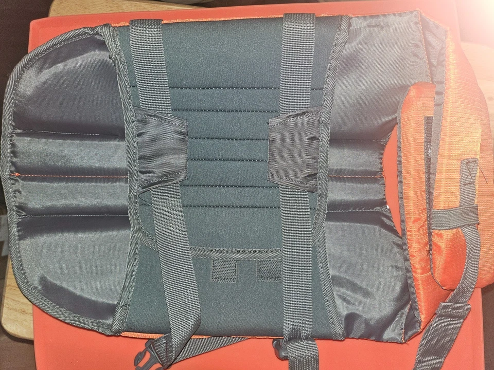 Chaleco salvavidas Top Paw perro dispositivo de flotación naranja para seguridad en el agua medio NUEVO Foto 3 de 3