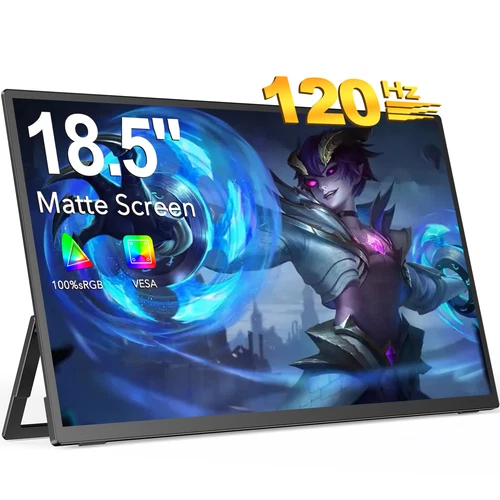 UPERFECT Portable Monitor 18.5" Screen Extender 120Hz Gaming Monitor w/ Speaker