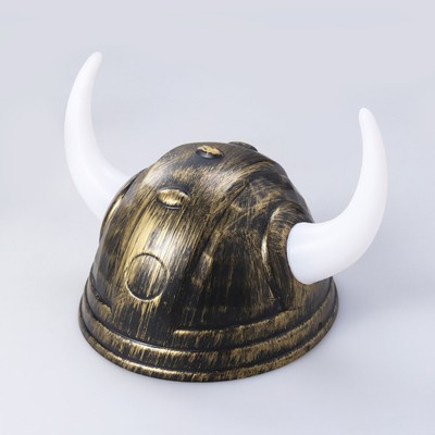  Buffalo Hats Goat Headband Viking Horn Prop Helmet with Horns Man Women's
