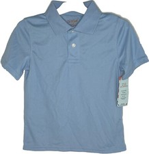 Cat  Jack Boys Light Blue Performance School Uniform Polo Shirt Size Medium New