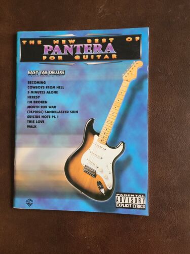 Pantera The New Best Of For Guitar New Guitar Tab Book (194) - Picture 1 of 2