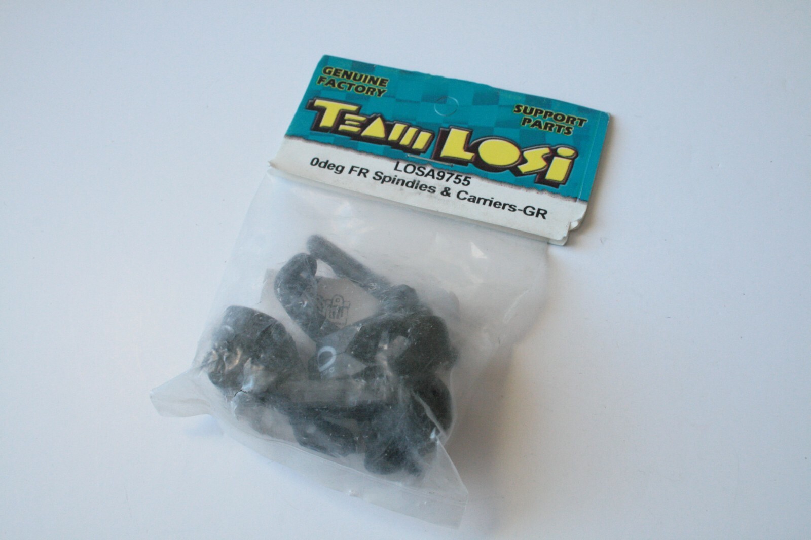 Losi Front Spindles & Carriers 0 Degree Graphite For XXX-S XXXS - A-9755