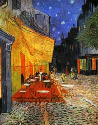 VAN GOGH ART PRINT Sidewalk Cafe at Night 11X14 POSTER - PRINT IMAGE PHOTO -PW0