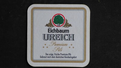 Beer mat Eichbaum Ureich / wheat Radler Mannheim
