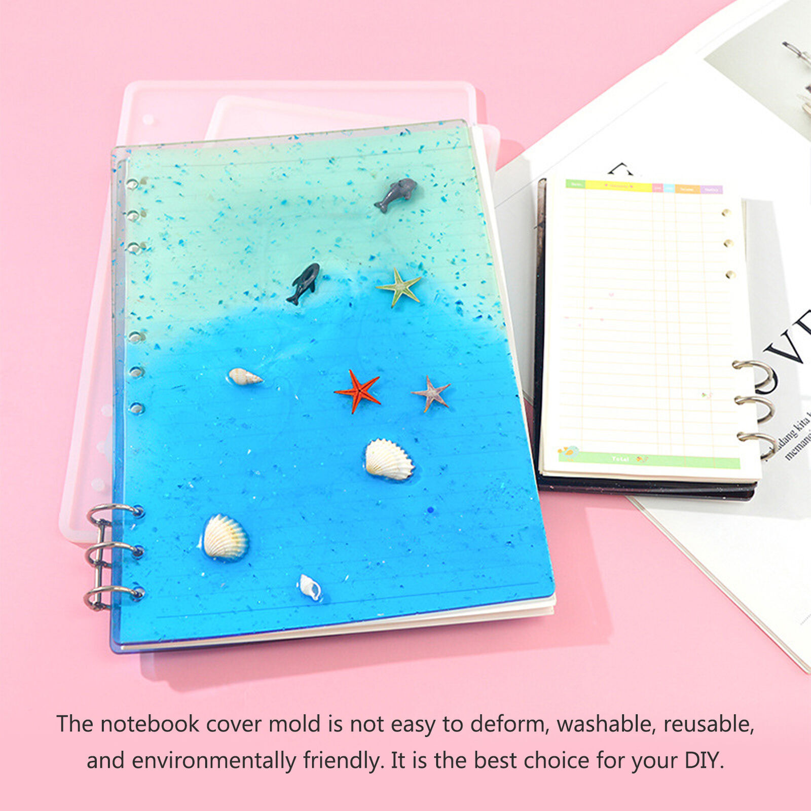 DIY Tear-Resistant Recyclable Notebook Cover Mold for Custom Production-image