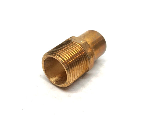 Viega 77982 ProPress Adapter Fitting, 1" x 1" NPT, FTG x M Male, Rigid, Bronze