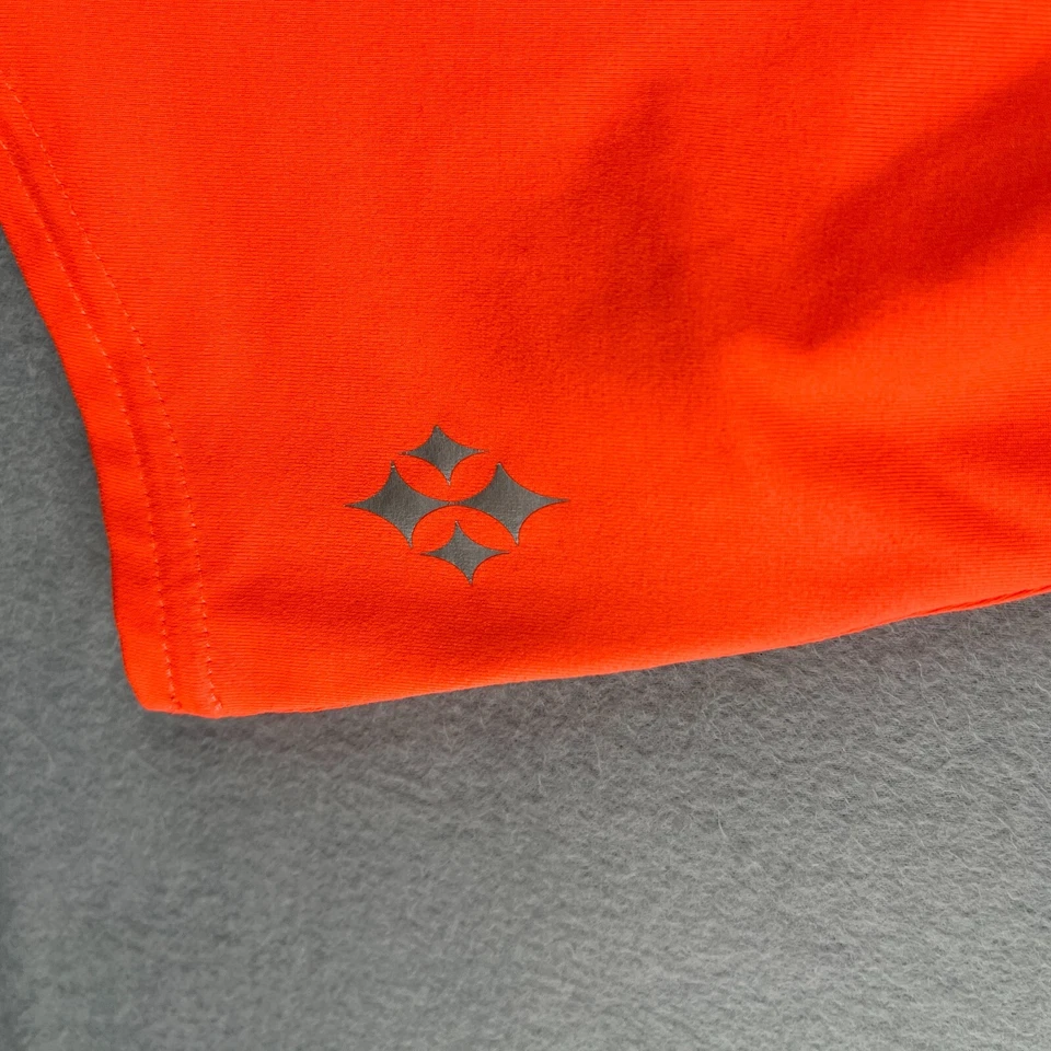 Camisa Polo Jofit XL Mujer 1/2 Cremallera Naranja Rendimiento Elastizada Informal Damas Foto 2 de 4