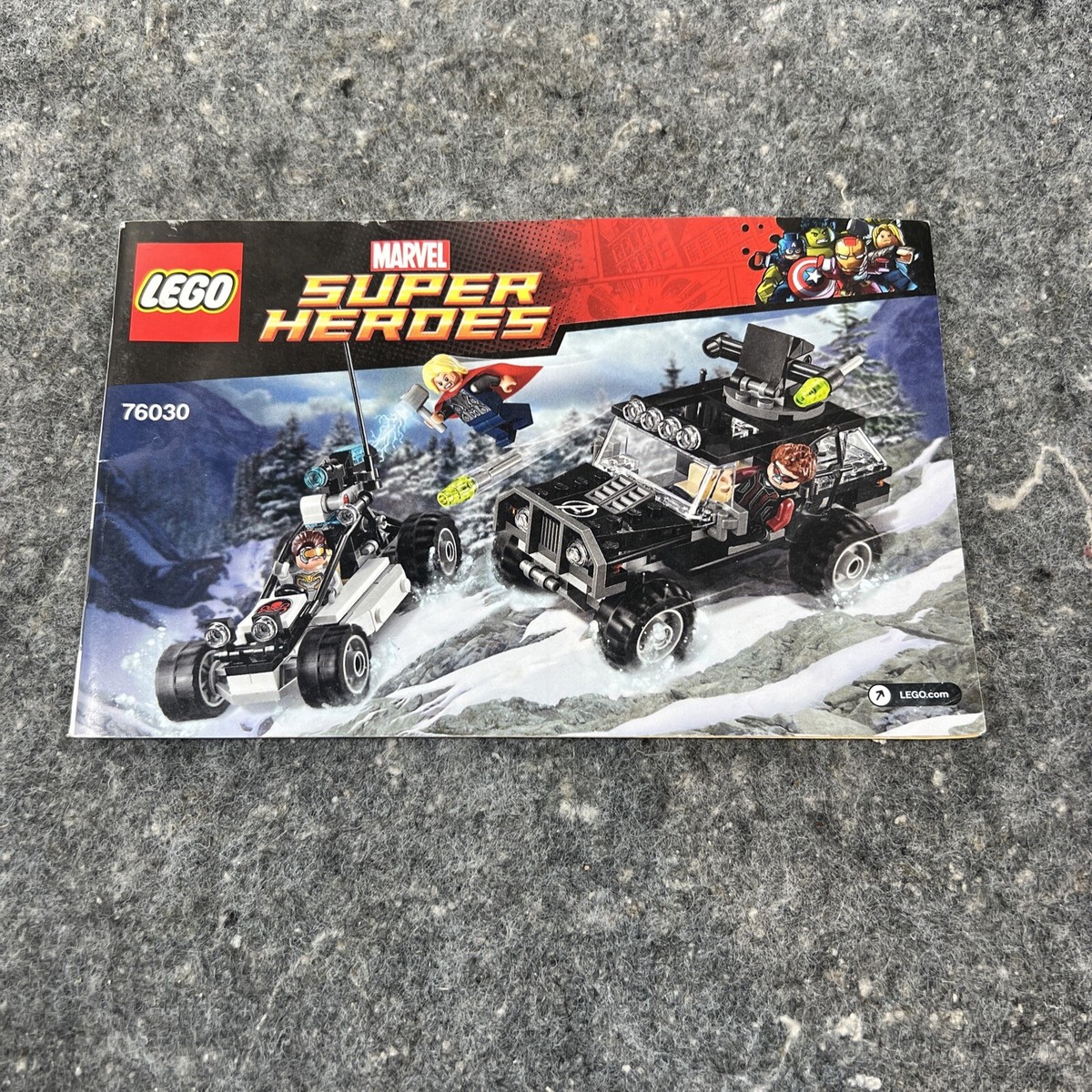 LEGO Marvel Super Heroes 76030 Instructions Manual ONLY | eBay