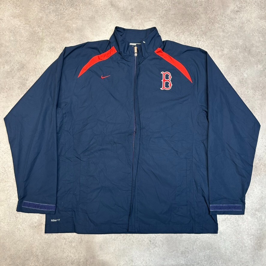 SACAI X NIKE Giacca a vento Nike Track uomo grande anni 90 piccola swoosh vintage sportiva blu navy