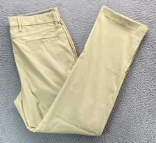  75 New Lands' End Men's Trad Fit Flex Performance Chino Pants Beachwood 35x32