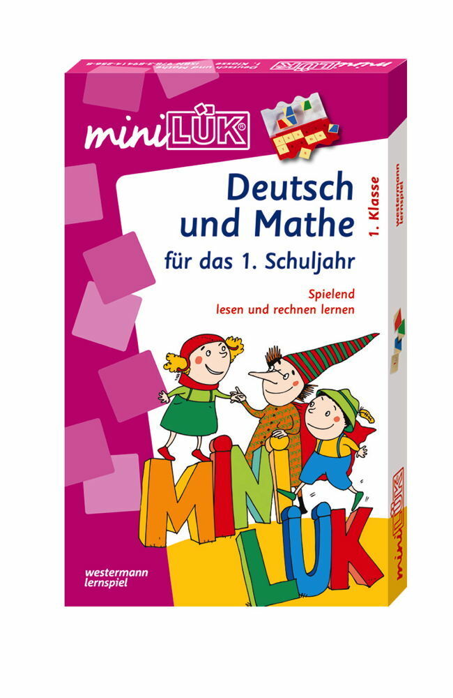 Thumbnail - Lük Minilük Set Bücher Und Kontrollgerät Deutsch Und Mathe Ab 6 Jahren