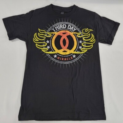 Third Day Miracle Christian Rock Music Short Sleeve T-Shirt Size Adult S EUC!