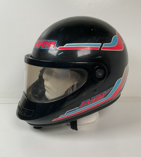 Vintage Polaris By Bell Indy Snowmobile Helmet XL Full Face USA Made