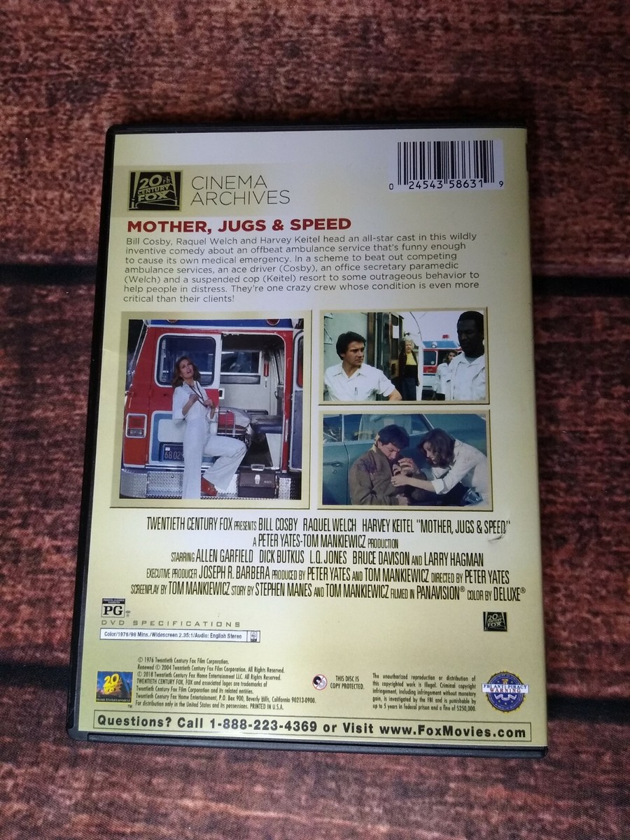CHANGE DVD BOX ★ Mother, Jugs & Speed (DVD, 1976)/Bill Cosby/Raquel Welch