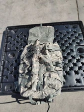 US MILITARY ACU MOLLE II LARGE RUCKSACK FIELD PACK  W FRAME & POUCHES USED GREAT