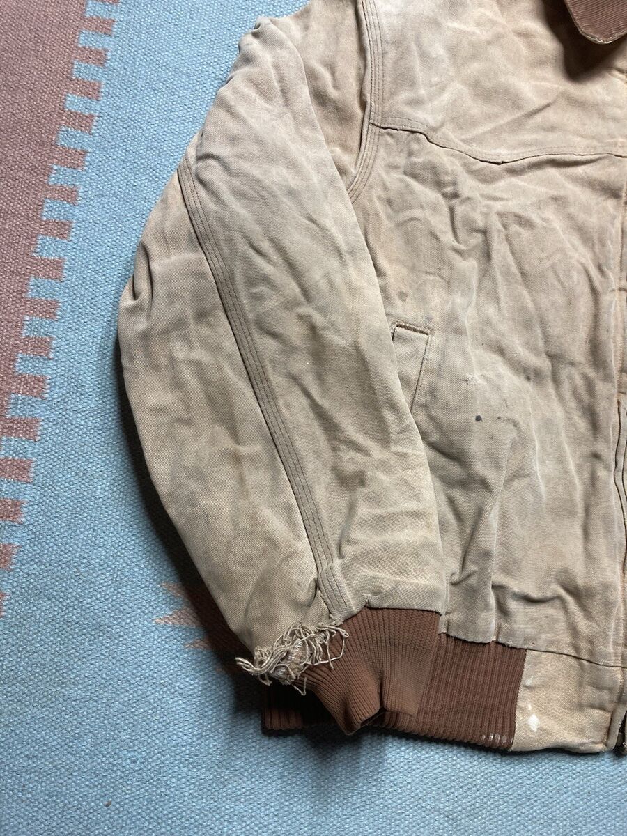 Vintage carhartt Santa Fe work jacket j13 brn distressed Vintage carhartt Santa Fe work jacket j13 brn distressed