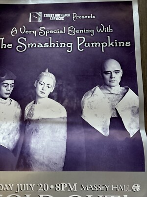 The smashing pumpkins Original Concert Poster 1998 RARE | eBay