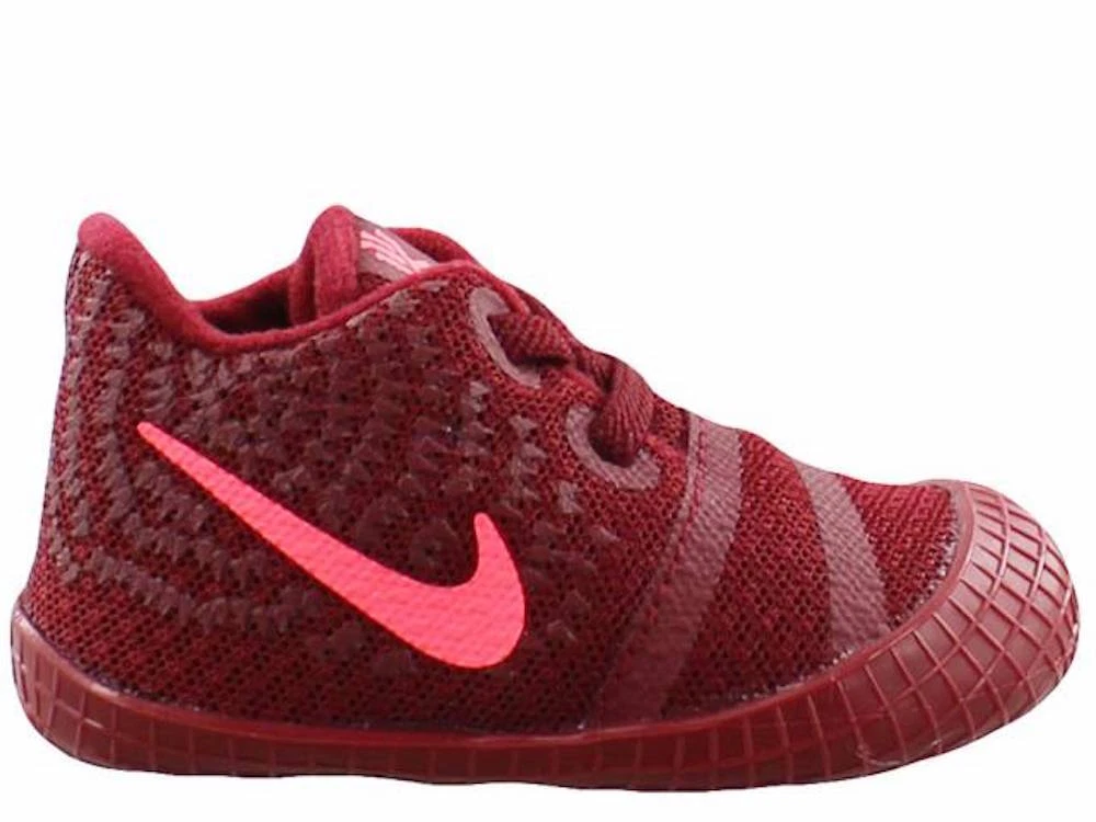 New Born Toddlers Nike Kyrie Irving 3 Soft Bottoms Team Red Punch 869983 681