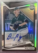 2022 Panini Elite Extra Edition Prime Numbers A 032/170 Auto. - Will Rudy - 