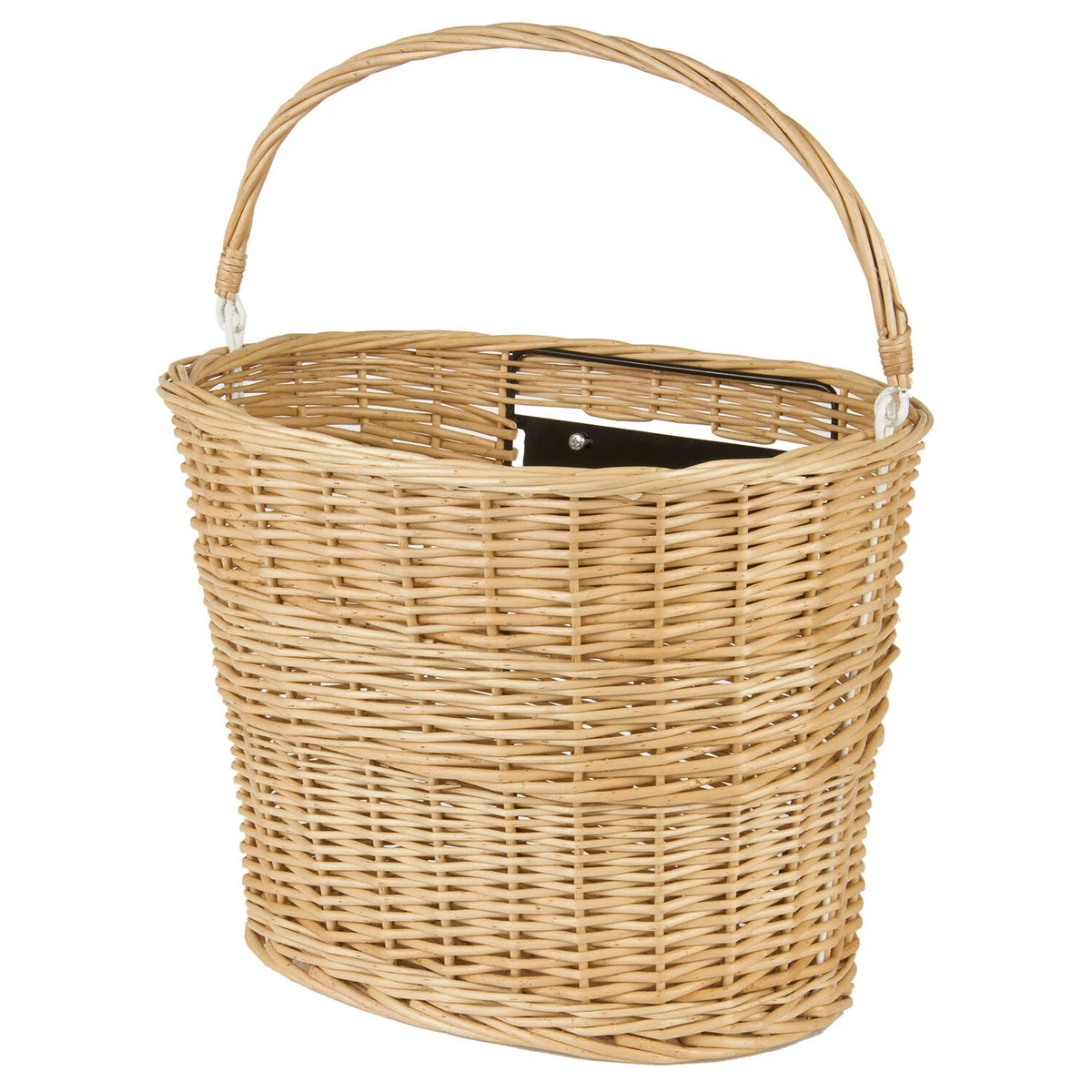 Wicker bike basket with handle online