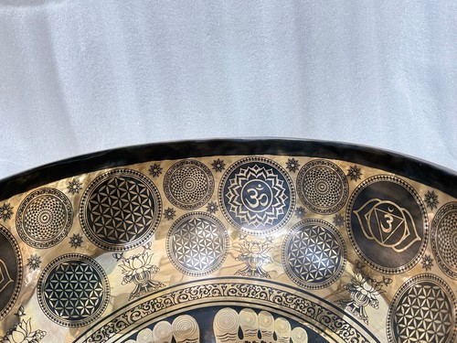 15-24" Diameter Extra large Healing Sound Standing Tibetan Singing Bowl-zen bowl - Picture 2 of 6