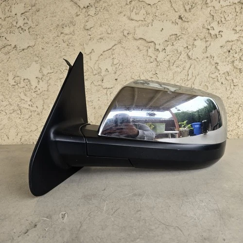2007-2013 Toyota Tundra Side Door Mirror LH Left Driver Heated 17-Pin Chrome OEM
