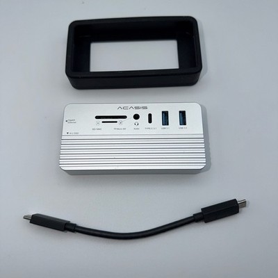 Acasis 10-in-1 USB-C Hub with M.2 NVMe/SATA SSD Enclosure (Model CM073)
