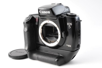[MINT] CANON EOS 5 SLR 35mm Film Camera Body VG10 Vertical Grip From JAPAN #406