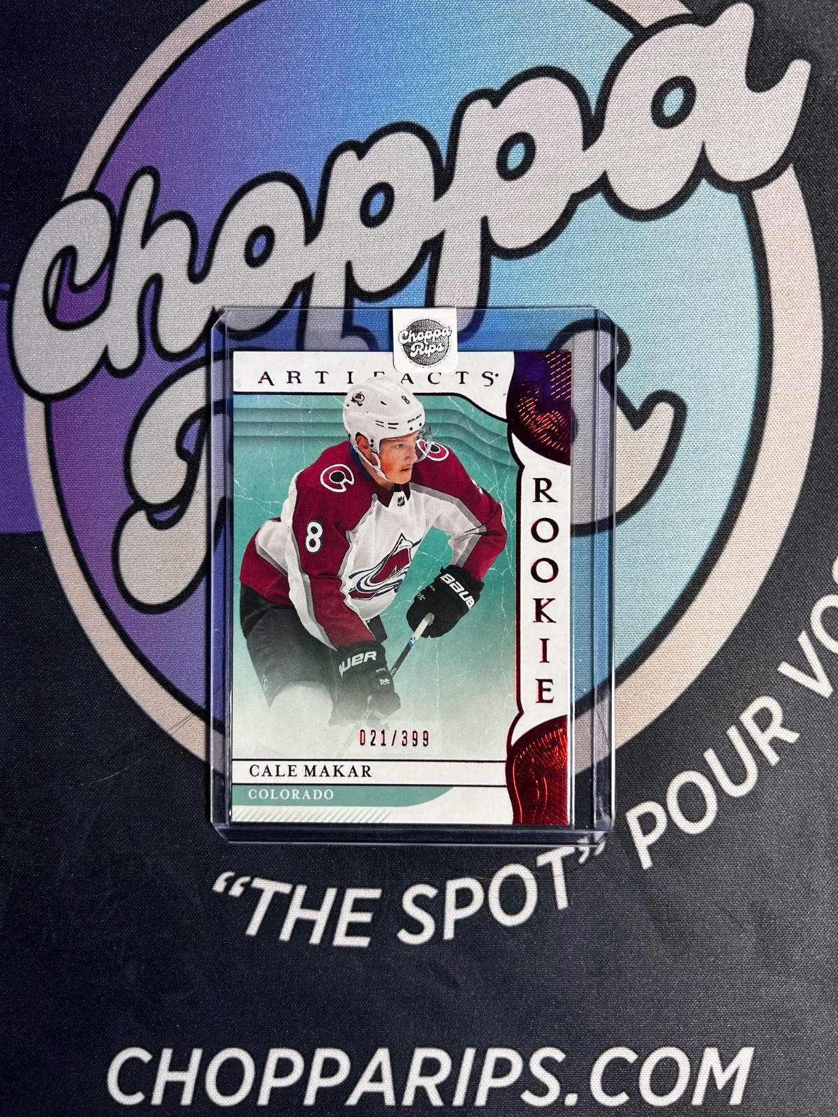 2019-20 Upper Deck Artifacts Cale Makar Ruby Rookie /399 #161