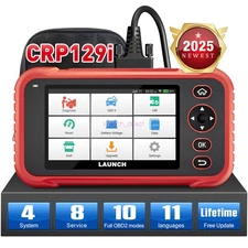 LAUNCH CRP129X 129I OBD2 Scanner Engine ABS SRS Code Reader Car Diagnostic Tool