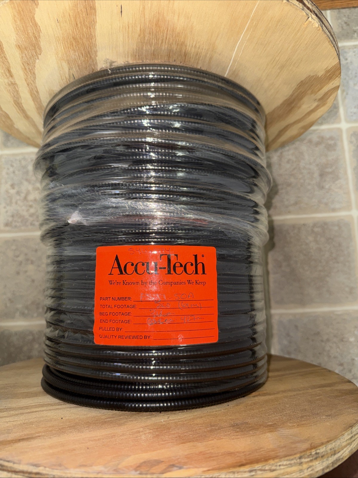 Andrew Heliax FSJ1-50A 1/4 inch Corrugated Copper Coaxial Cable Black