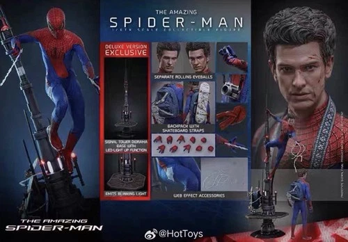 Nuevo Hot Toys MMS772 The Amazing Spider-Man Versión Deluxe en stock