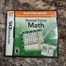 Personal Trainer Math (Nintendo DS, 2009) Complete TESTED WORKING