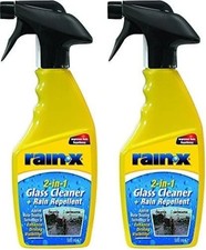 Rain-X 88199500 2in1 Glass Cleaner + Rain Repellent, 500ml (Pack of 2)