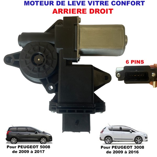 Newparts Elekt. Fensterheber Motor Hinten Rechts FüR Peugeot 3008 5008 DK59553-image