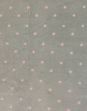 Cloud Island Mint Green White Polka Dot Fleece Baby Blanket