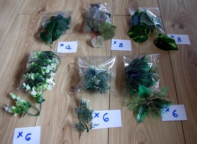 CRAFT BUDDY FOREVER BLUMEN LAUB SAMMLUNG. X 6 TASCHEN. LOT 1