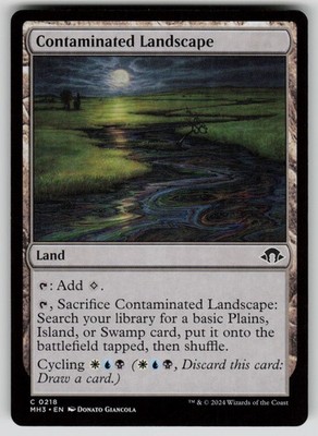 Contaminated Landscape Common Modern Horizons 3 218 MTG Near Mint 2024