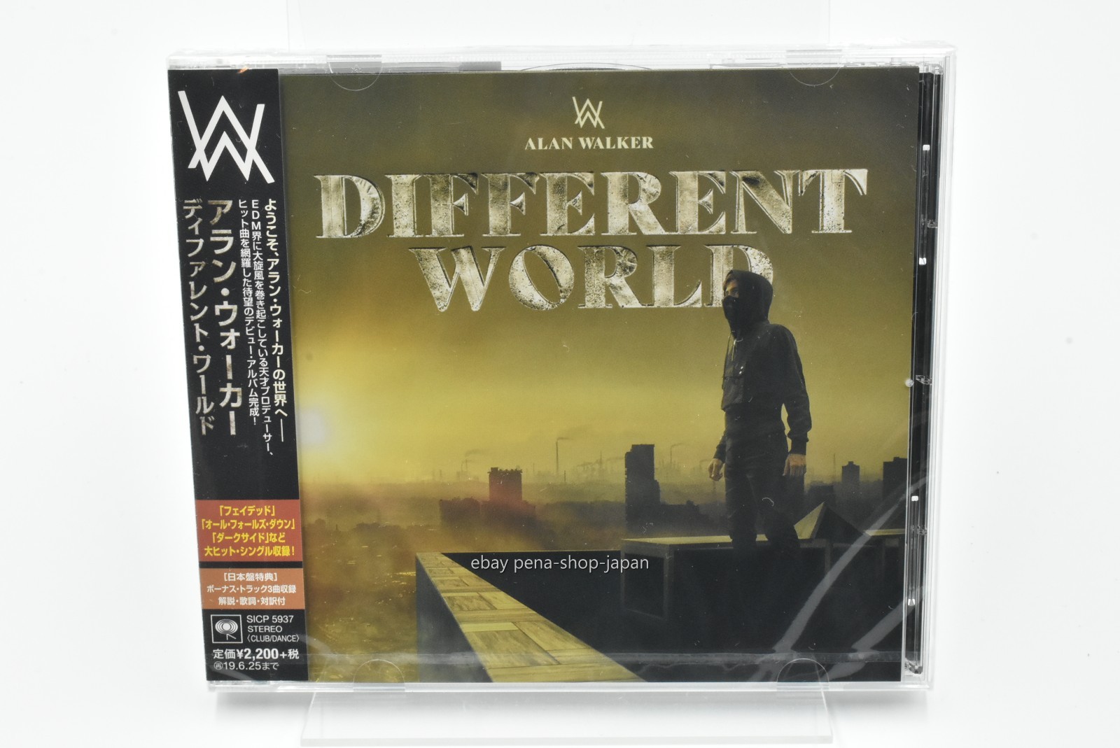 ALAN WALKER-DIFFERENT WORLD-JAPAN CD BONUS TRACK Ltd/Ed