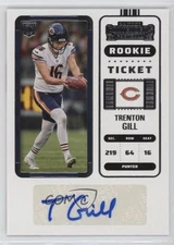 2022 Panini Contenders Rookie Ticket Trenton Gill #259 Rookie Auto RC