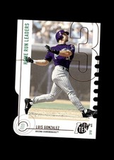 2002 Topps Ten Die Cuts #33 Luis Gonzalez Arizona Diamondbacks