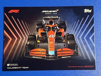 Topps Lights Out 22 F1 McLaren #4 Auto Power Train Lando Norris