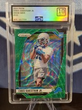 2024 Panini Prizm - Rookies Ennis Rakestraw Jr. #332 Green Wave Prizm (RC) GM 10