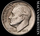 1947-D Silver Roosevelt Dime - Choice Gem Brilliant Unc  Lustrous  #K1150