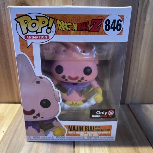 Funko POP! Majin Buu with Chocolate Bar #846 - Dragon Ball Z - Gamestop Excl